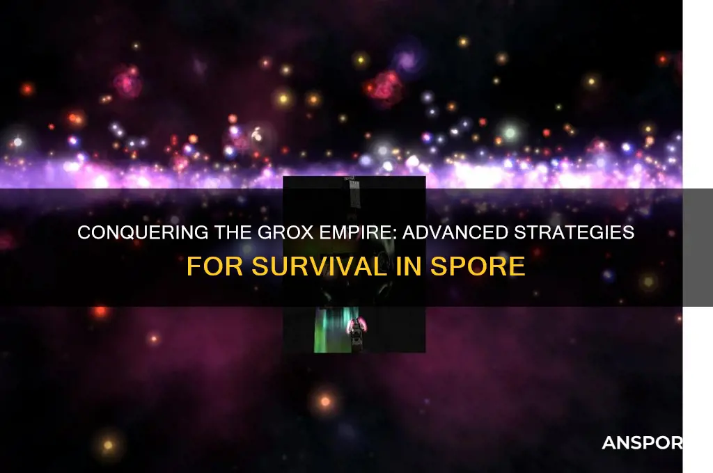 how to get past the grox empire in spore