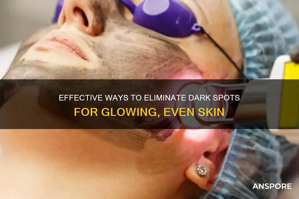how to get rid of dark spors