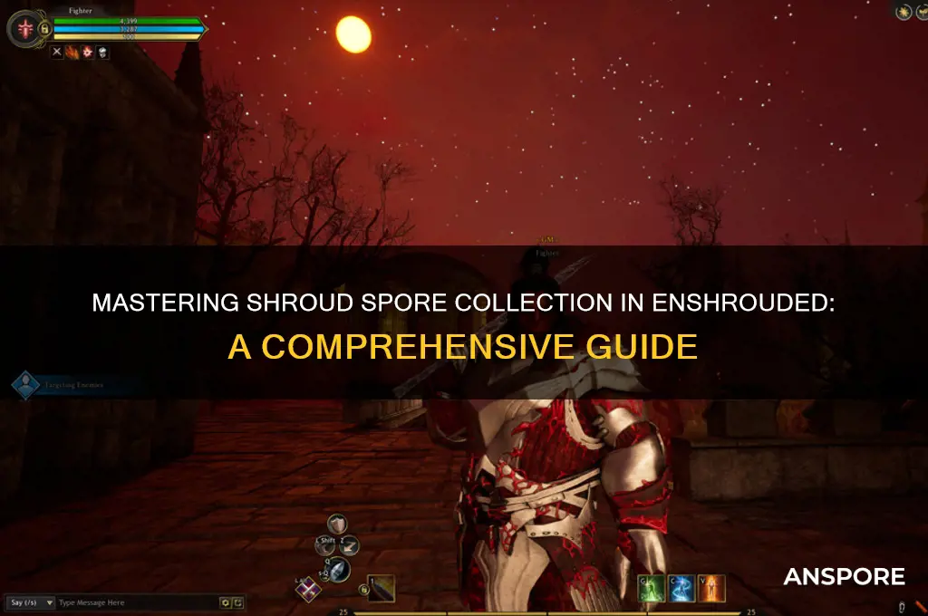 how to get shroud spores enshrouded