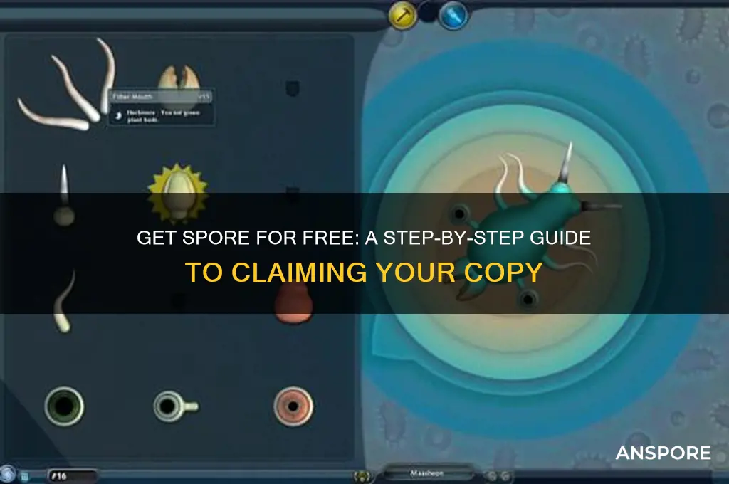 how to get spore 100 free
