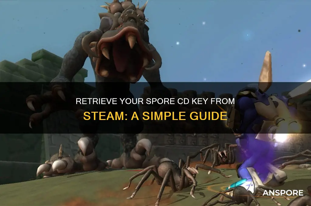 how to get spore cd key from steam