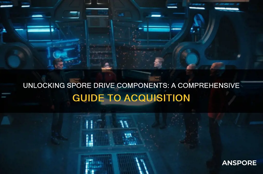 how to get spore drive components