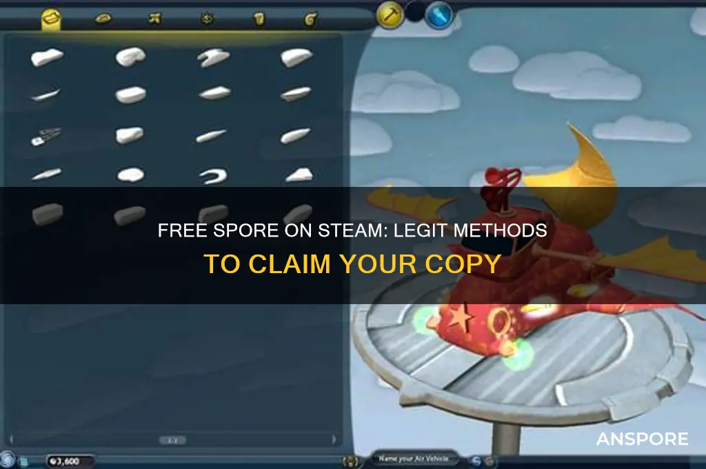how to get spore for free on steam