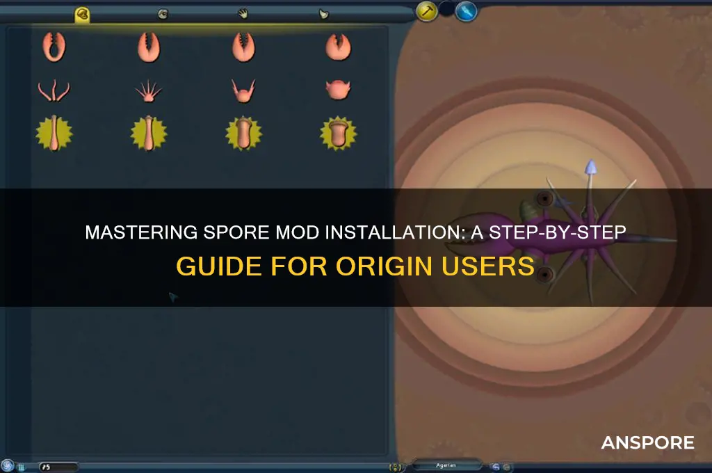 how to get spore mods on origin