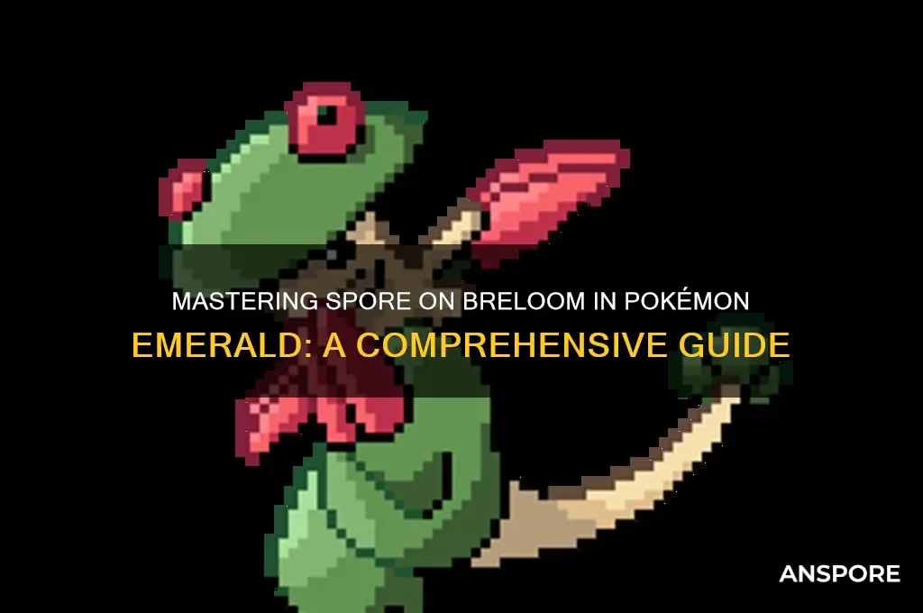 how to get spore on breloom emerald