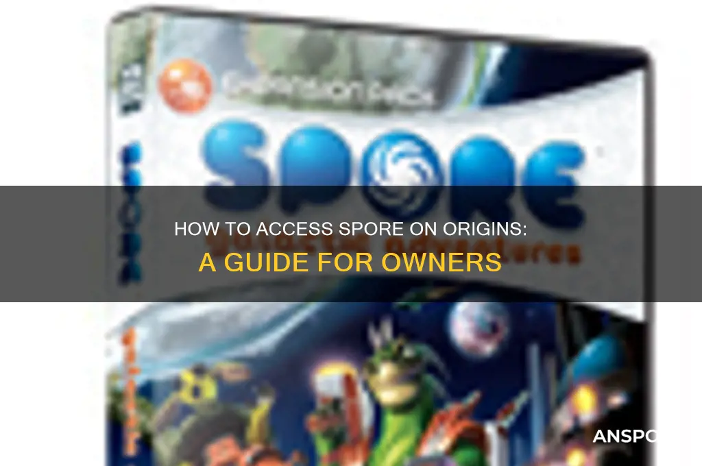 how to get spore on origins if owned