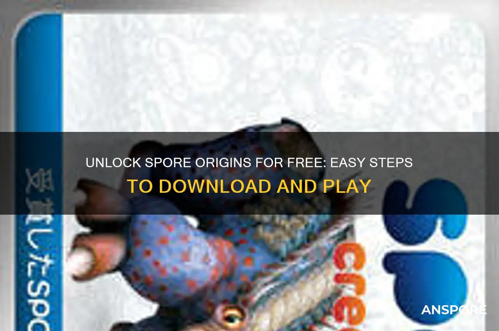 how to get spore origins for free