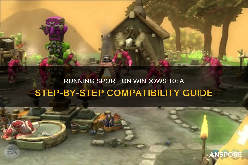how to get spore to run on windows 10
