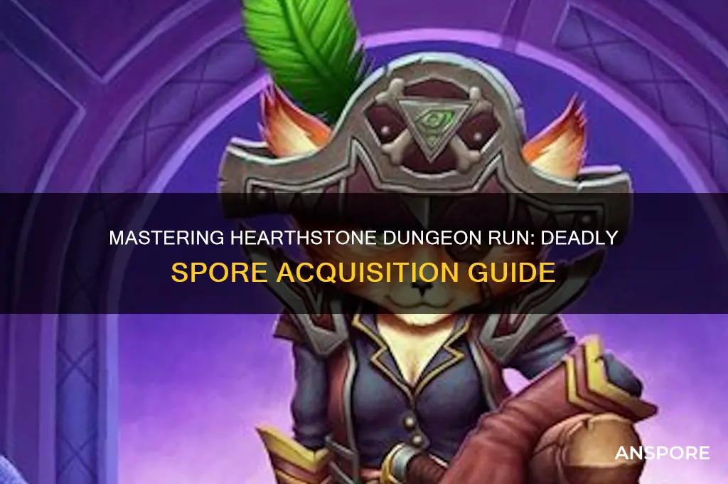 how to get the deadly spore in hearthstone dungeon run