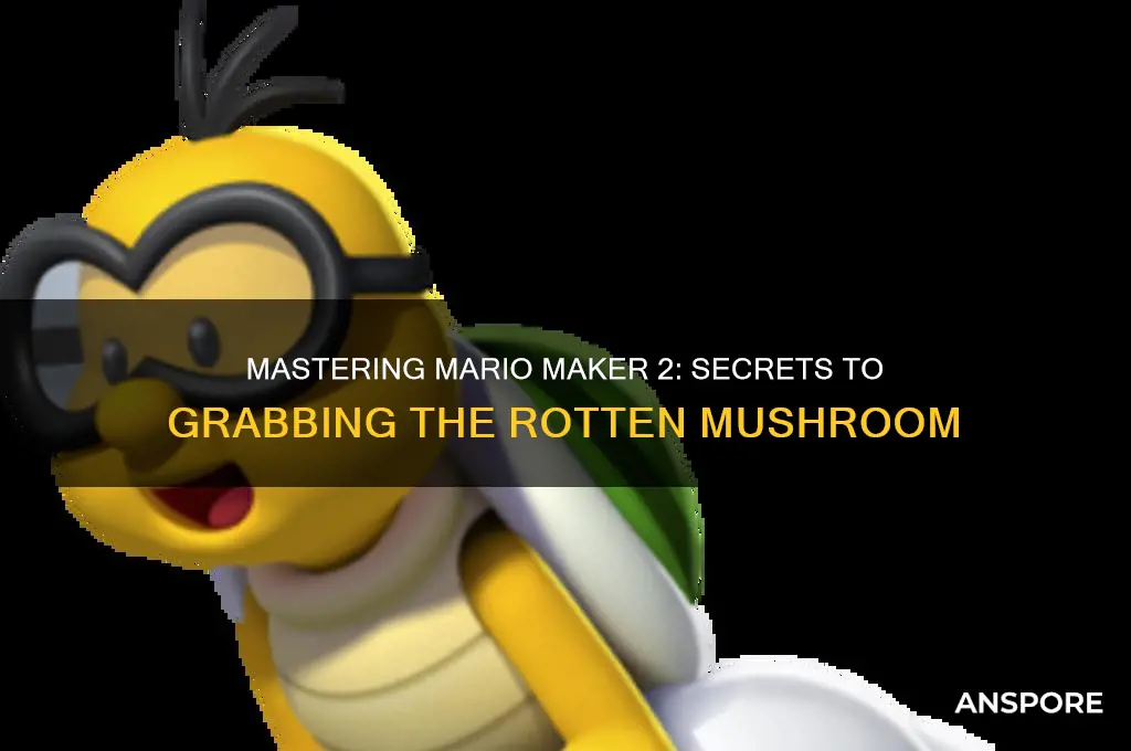 how to get the rotten mushroom in mario maker 2