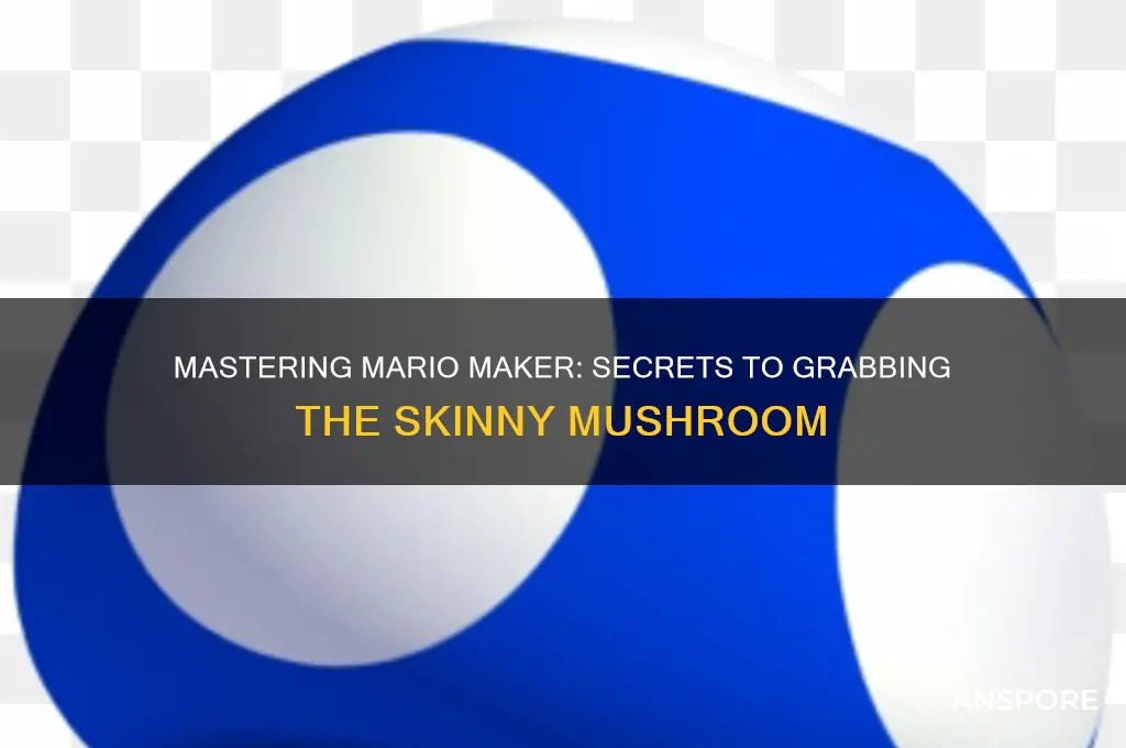 how to get the skinny mushroom in mario maker