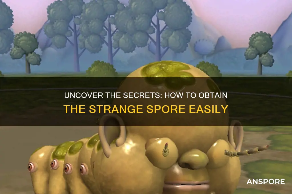 how to get the strang spore