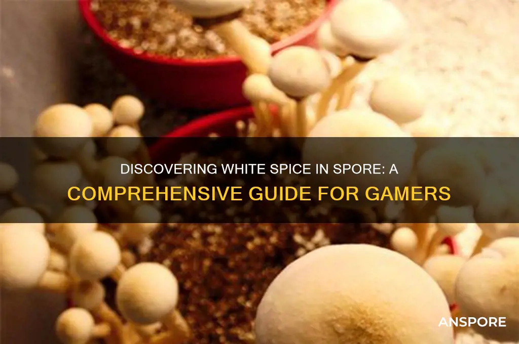 how to get white spice in spore