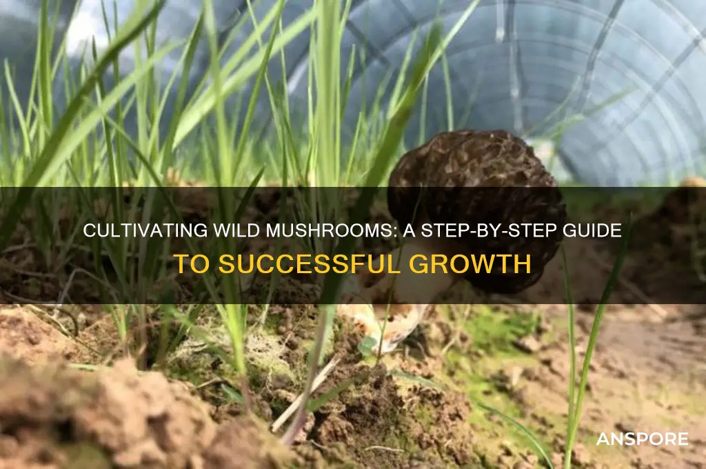 how to get wild mushrooms to grow
