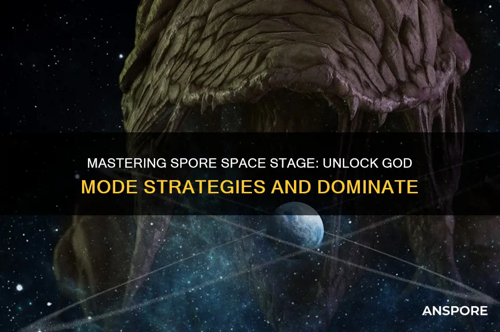 how to go god mode in spore space stage