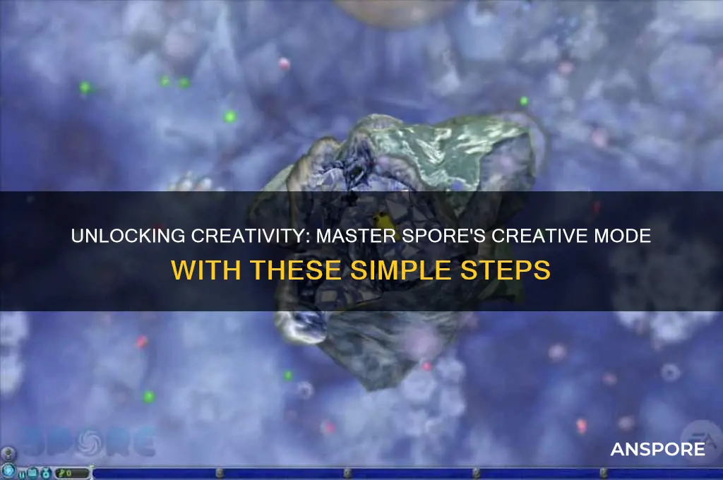 how to go into creative mode in spore