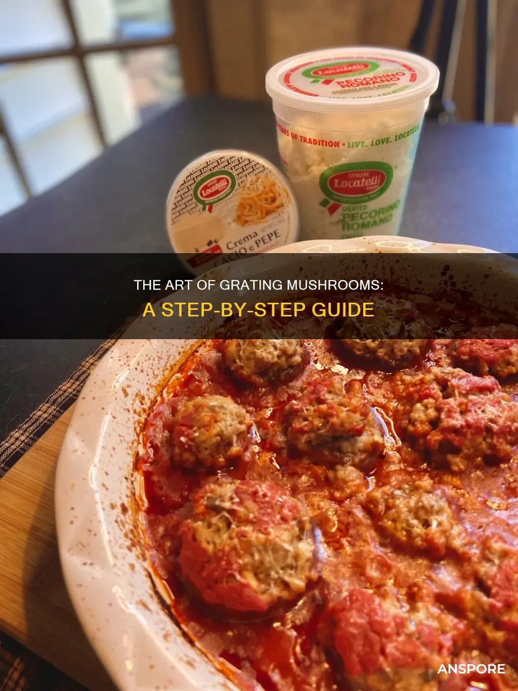 how to grate mushrooms