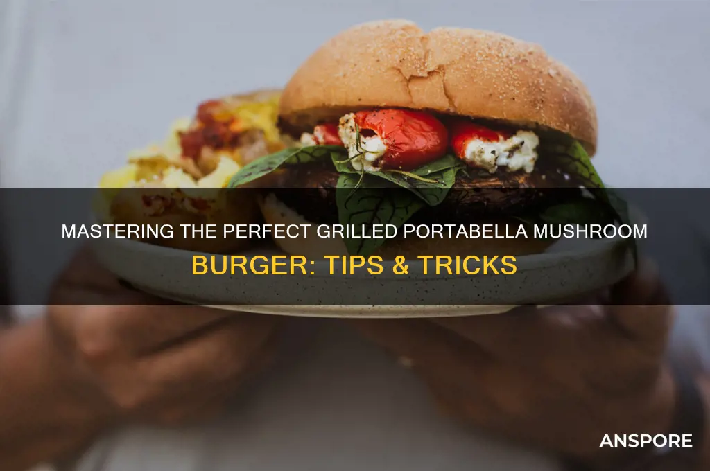 how to grill a portabella mushroom burger