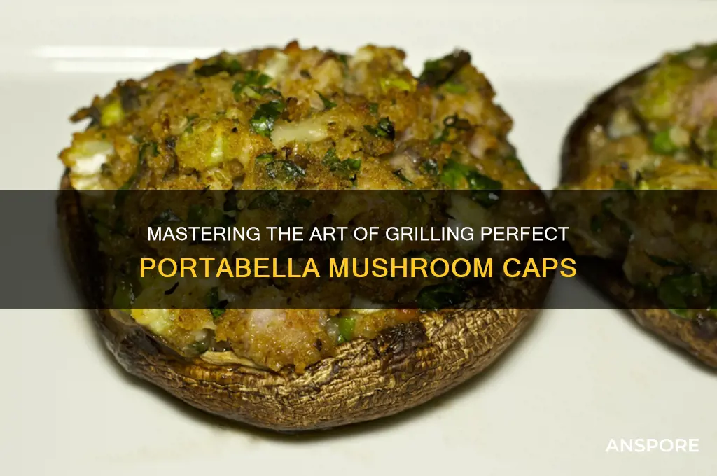 how to grill a portabella mushroom cap