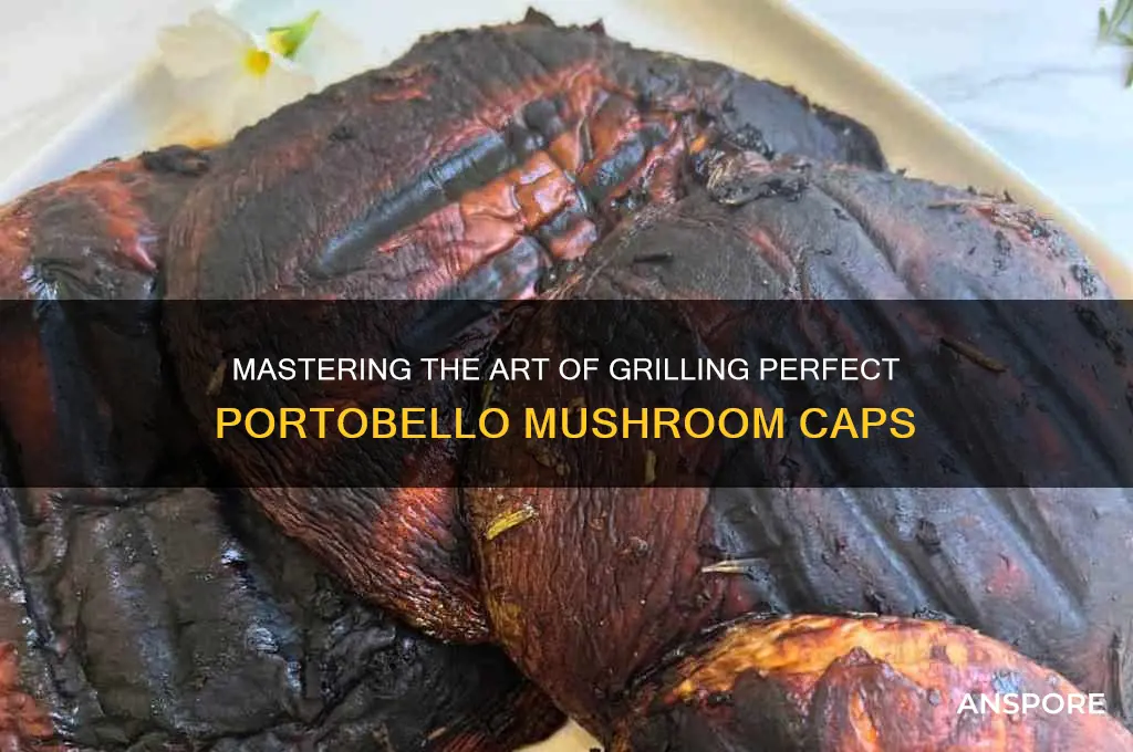 how to grill a portobello mushroom cap