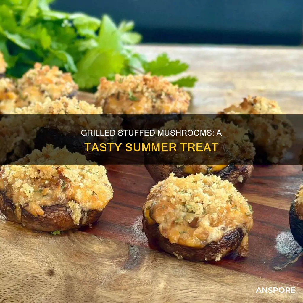 how to grill stuffed mushrooms