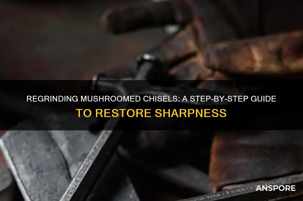 how to grind down mushroomed chisel be reground