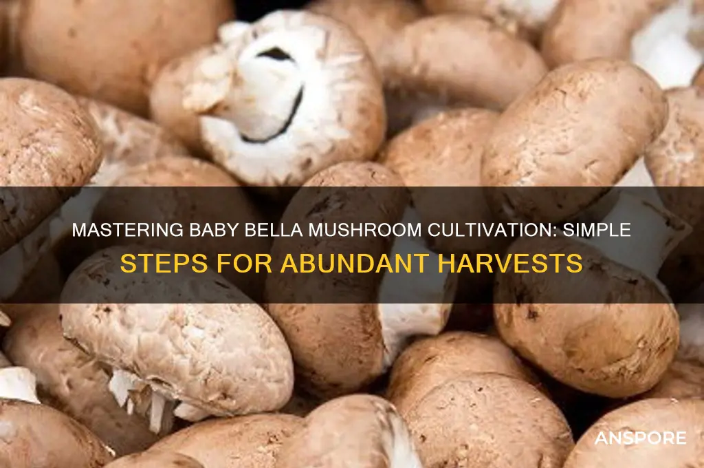 how to grow baby bella mushrooms