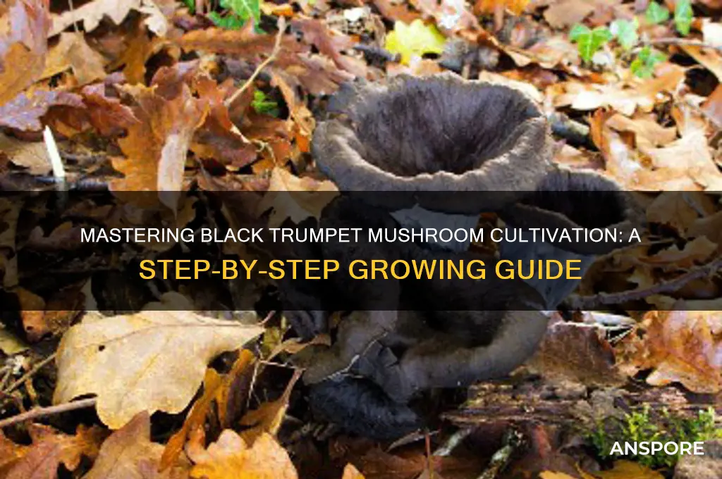 how to grow black trumpet mushrooms