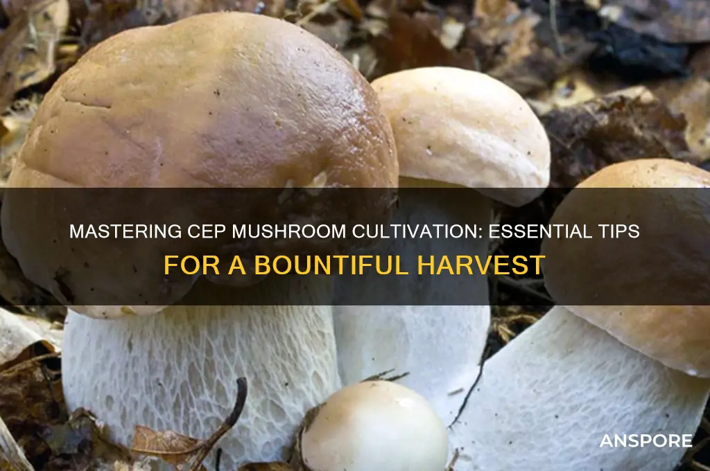 how to grow cep mushrooms
