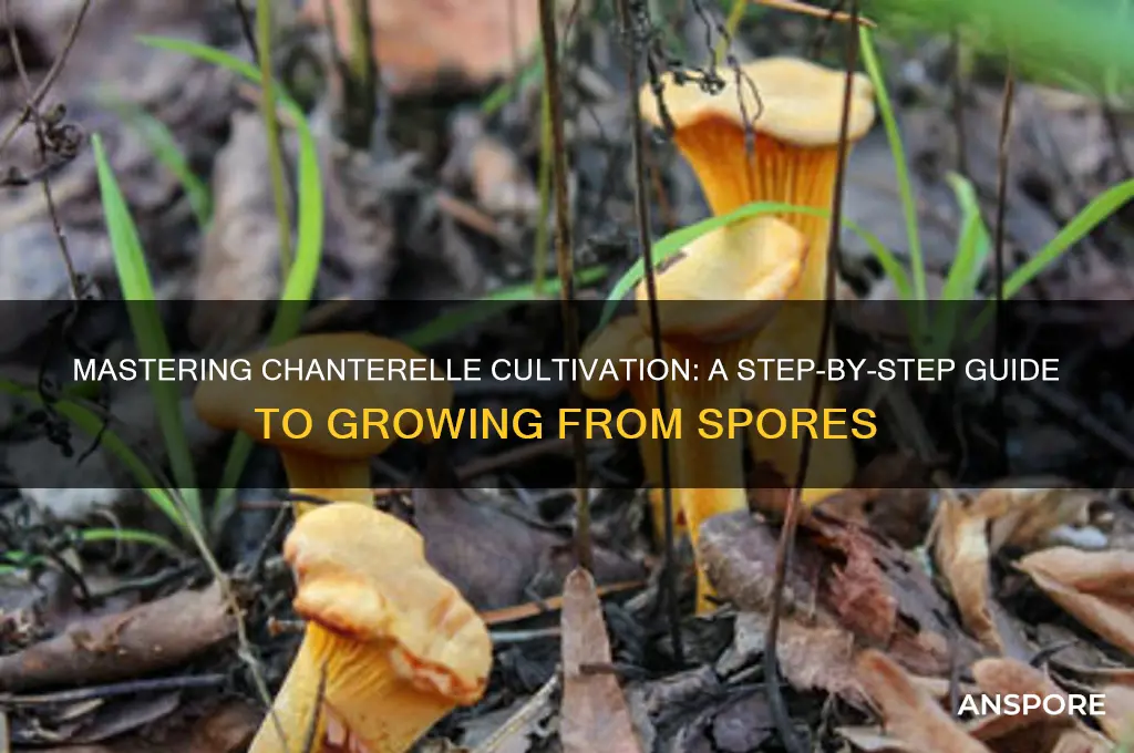 how to grow chanterelle from spore
