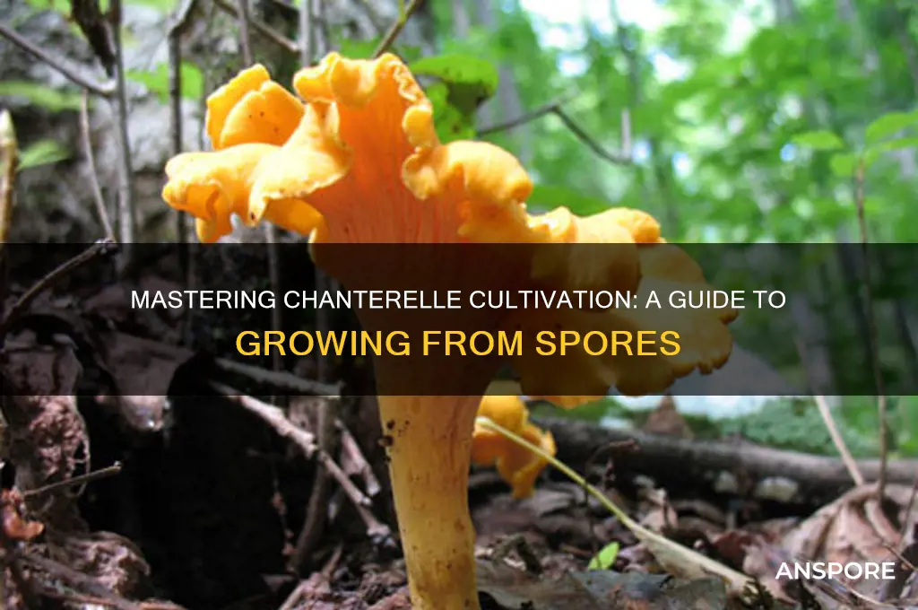 how to grow chanterelle mushrooms from spores