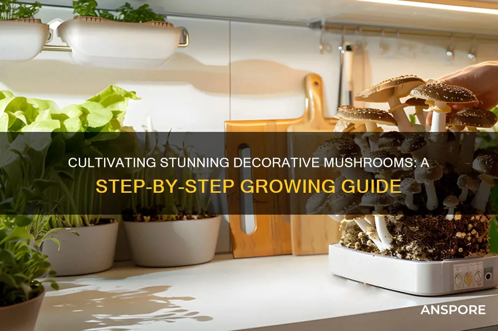 how to grow decorative mushrooms