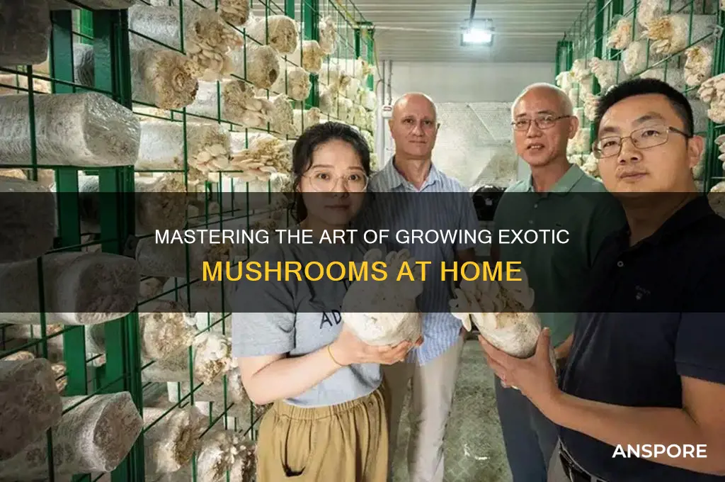 how to grow exotic mushrooms