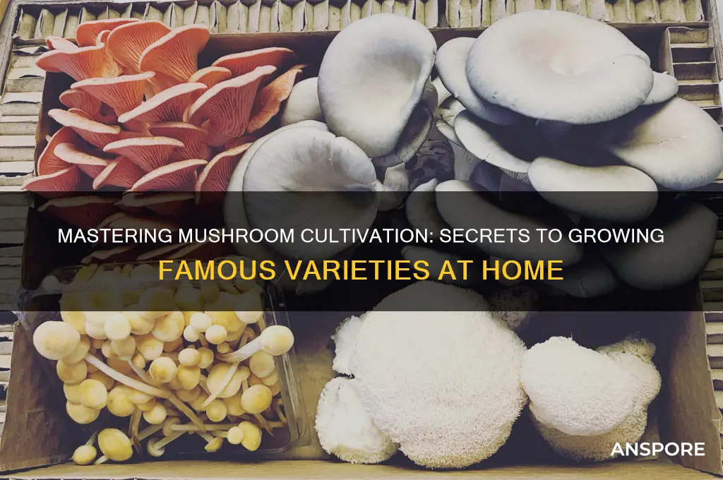 how to grow famous mushroom