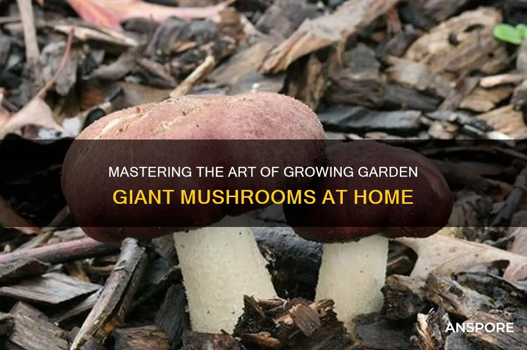 how to grow garden giant mushrooms
