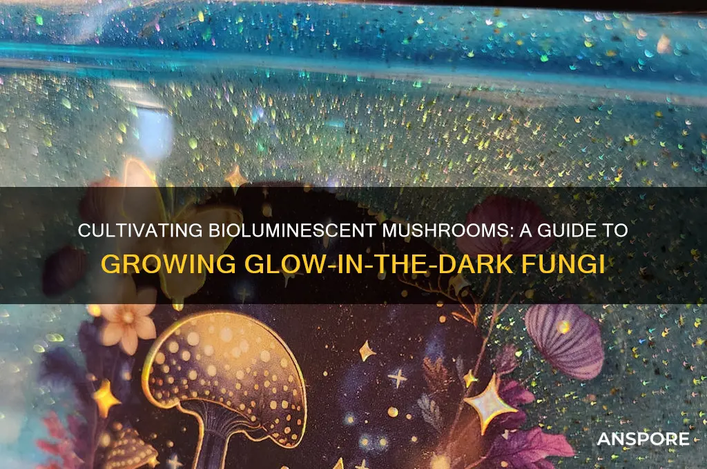 how to grow glow in the dark mushrooms