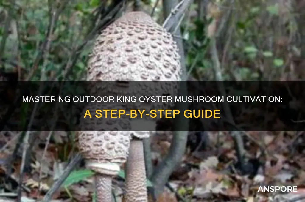 how to grow king oyster mushrooms outdoors