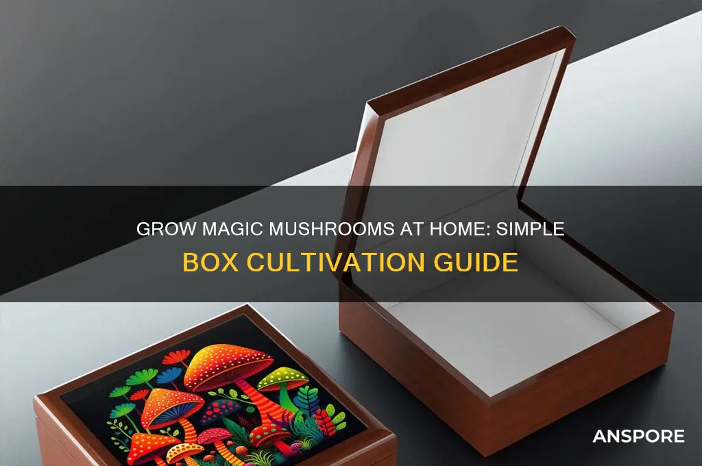 how to grow magic mushrooms in a box