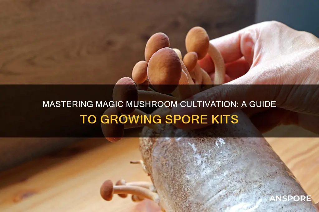 how to grow magic mushrooms spore kit