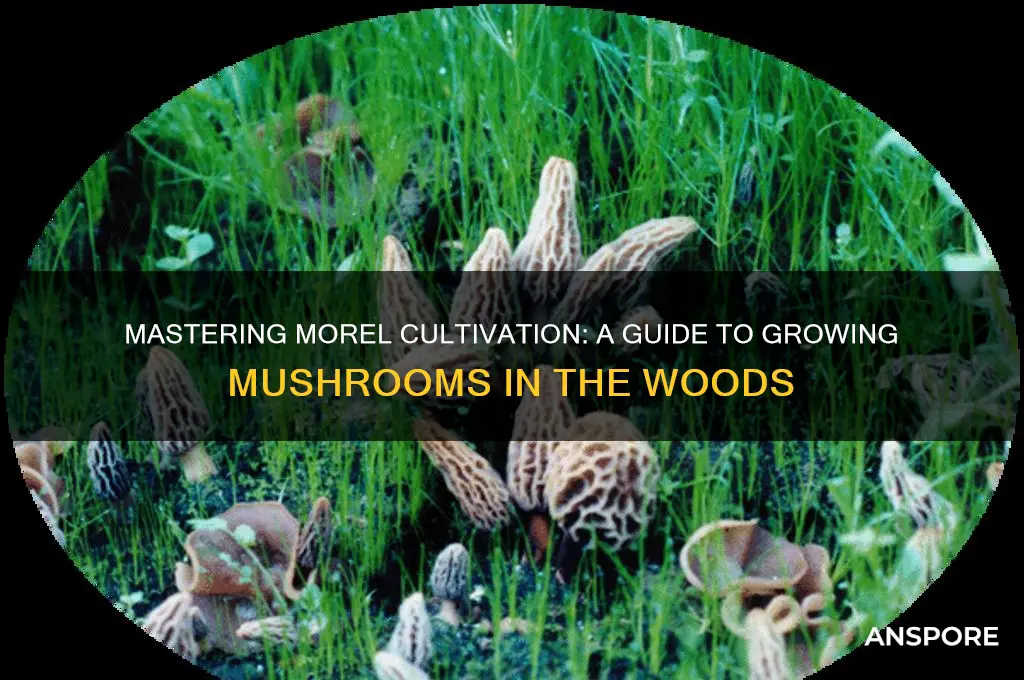 how to grow morel mushrooms in the woods