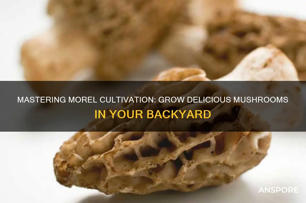 how to grow morel mushrooms in your back yard