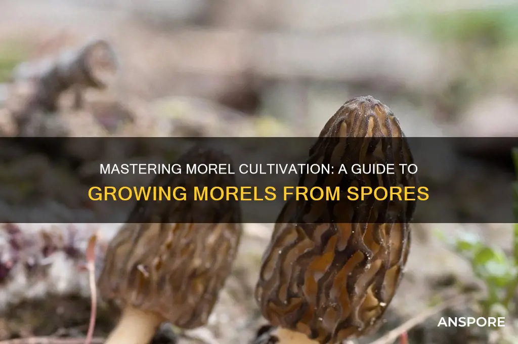 how to grow morels from spores
