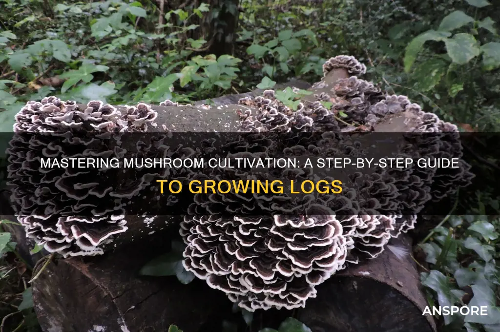 how to grow mushroom log