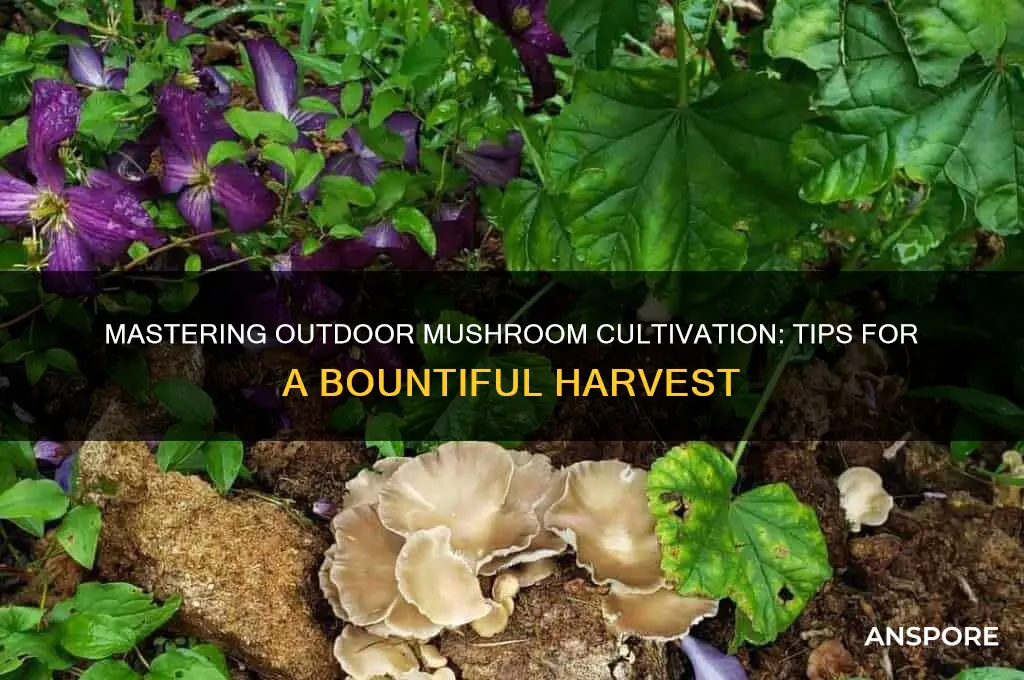 how to grow mushroom outdoor