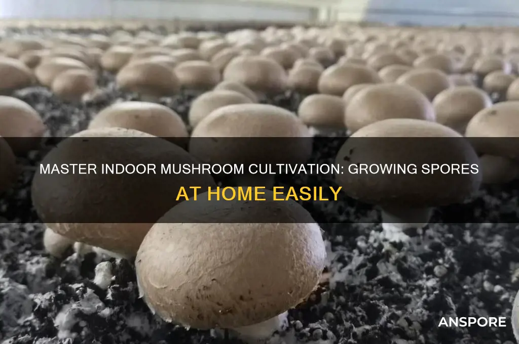 how to grow mushroom spores indoors