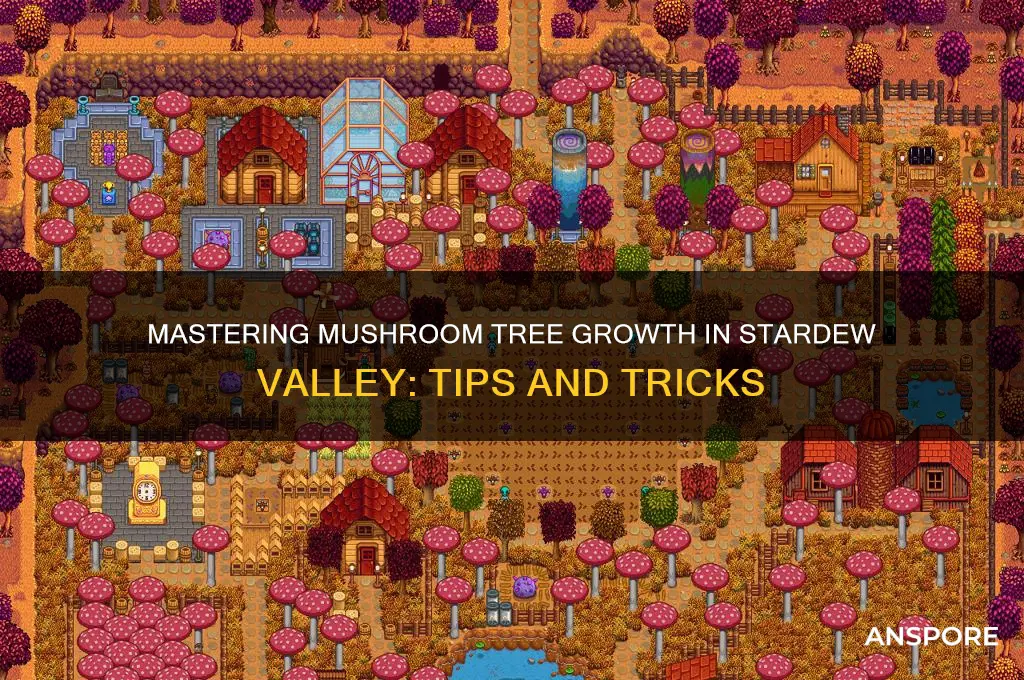 how to grow mushroom tree stardew