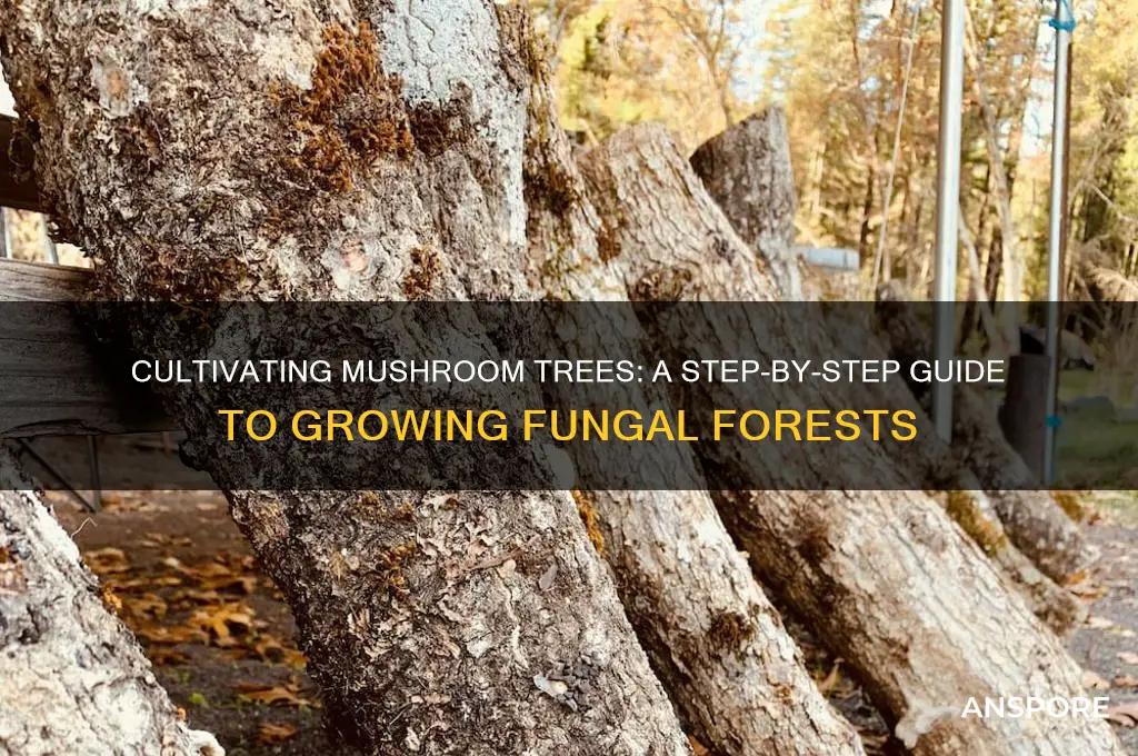 how to grow mushroom trees