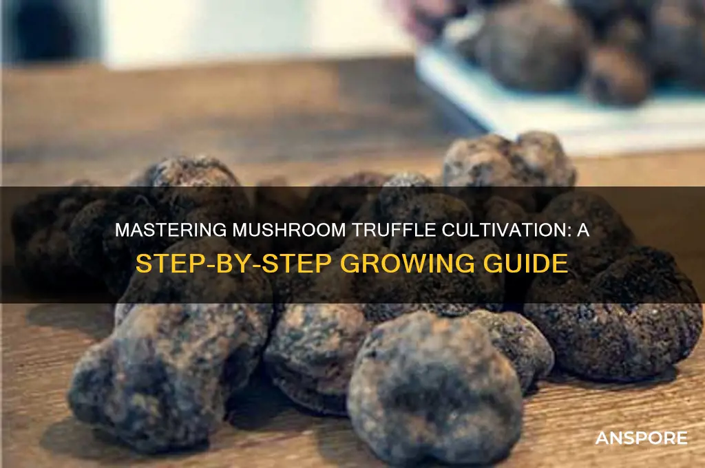 how to grow mushroom truffles