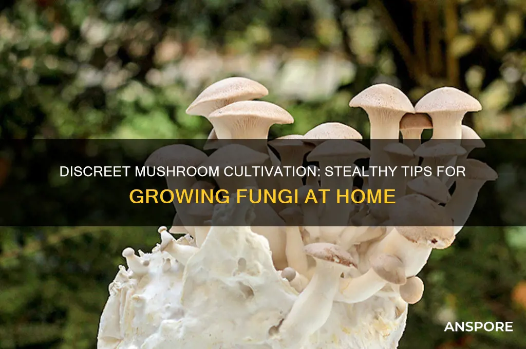 how to grow mushrooms discreetly