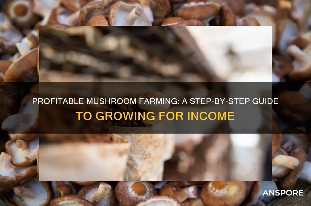 how to grow mushrooms for income